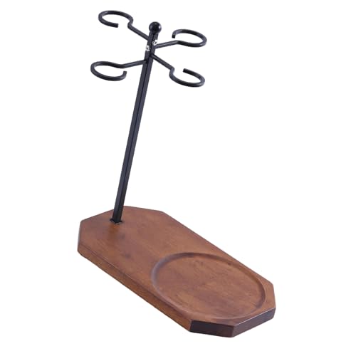 SELVFZ Weinglashalter Display Rack Mit Dekanterschalen Moderne Weinglaslösungslösung Glashalter Für Esstisch Inverted Typ Wine Glass Organisatoren SELVFZ Weinglashalter Display Rack Mit Dekanterschalen Moderne Weinglaslösungslösung Glashalter Für Esstisch Inverted Typ Wine Glass Organisatoren von SELVFZ