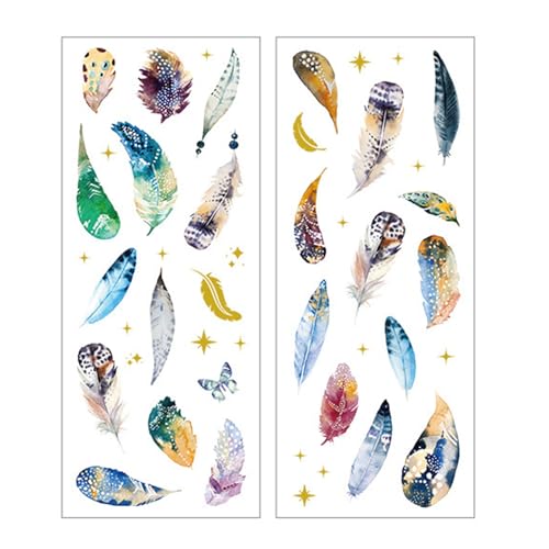 Scrapbooking Aufkleber Funkelnder Ästhetischer Aufkleber Kleber Pet Für Notebook Journal Laptop Skateboard Gitarre Bunte Schmetterling von SELVFZ