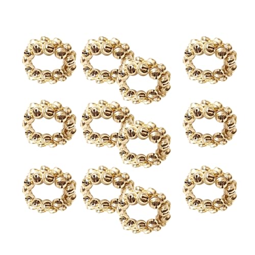 Set Von 12 Eleganten Serviettenhaltern Farbenfrohe Weihnachtsglocken Für Saisonale Dinnerpartys Tischdekoration Set Von 12 Eleganten Serviettenhaltern Farbenfrohe Weihnachtsglocken Für Saisonale Dinnerpartys Tischdekoration von SELVFZ