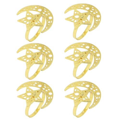 Set Von 6 Mond Und Star Serviettenring Festival Servietten Serviettes Ringe Perfekt Für Partyversammlungen Und Feierlichkeiten Set Von 6 Mond Und Star Serviettenring Festival Servietten Serviettes Ringe Perfekt Für Partyversammlungen Und Feierlichkeiten von SELVFZ