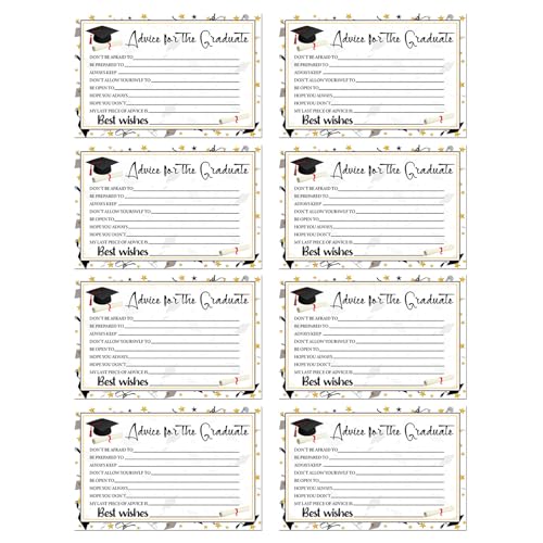 Set Von 8 Abschlusssaisonkarten Praktisches Papier Perfekt Für Partys Und Zeremonien Mit Klarem Druck von SELVFZ
