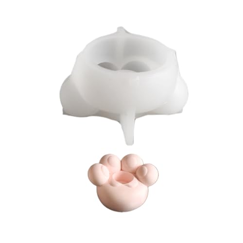 Silikonform Für Kerzenbasis Elegante Katzen Klaue/blasenförmige Teelichthalter Form Home Desktop Dekoration Making Form von SELVFZ
