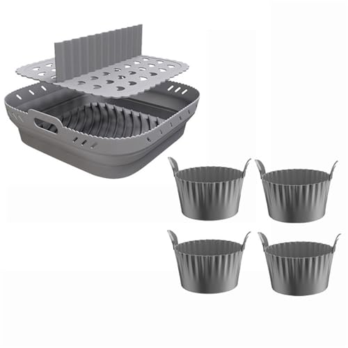Silikonluft Friteuers Liner Teiler 8 5 Zoll Wiederverwendungsbares Luft Frittierkorb Trenner Wärmefeste Luft Frittierentopf Separator Silikonluft Friteuers Liner Teiler 8 5 Zoll Wiederverwendungsbares Luft Frittierkorb Trenner Wärmefeste Luft Frittierentopf Separator von SELVFZ