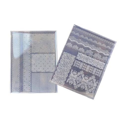 Silikonspitzenform Für Schmuckherstellung Und Nägel Kunst Mit Kompliziertem Französischem Design Wiederverwendbares Handwerk Werkzeugharzzubehör Silikonform Silikonspitzenform Für Schmuckherstellung Und Nägel Kunst Mit Kompliziertem Französischem Design Wiederverwendbares Handwerk Werkzeugharzzubehör Silikonform von SELVFZ