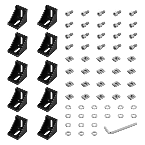 Solid Metall Ecke Stütze Für Möbelbaugruppen 90 Grad Profil Verstärkungsmühlengeräte Druckerstruktur Verbesserung Aluminiumrahmen Hardware von SELVFZ