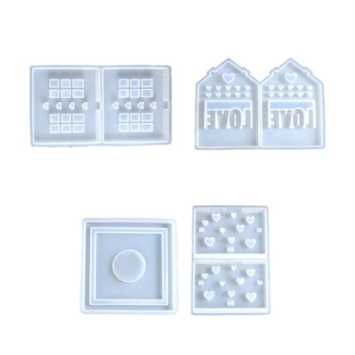 Stabile Kerzen Und Nachtlichtform Flexibler Silikonhausform Für Herzhaus Kerze Und Nachtleuchte Wiederverwendbare Silikonform Stabile Kerzen Und Nachtlichtform Flexibler Silikonhausform Für Herzhaus Kerze Und Nachtleuchte Wiederverwendbare Silikonform von SELVFZ