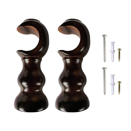 Starke Holzvorhangstangenhalterungen Mit Runden Basis Uprgades Holzfenster Vorhanghalter Für 28 Mm Fenster Hardware Starke Holzstangenhalter Starke Holzvorhangstangenhalterungen Mit Runden Basis Uprgades Holzfenster Vorhanghalter Für 28 Mm Fenster Hardware Starke Holzstangenhalter von SELVFZ