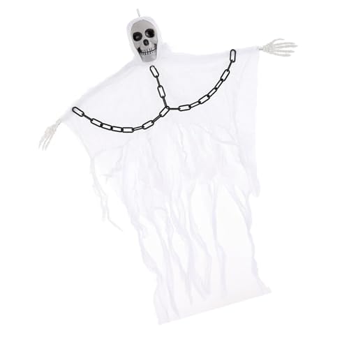 Tragbares Plastik Halloween Skelett Dekoration Gaze Skelett Ornament Für Gruselige Party Innenräume Freien Hänge Dekore von SELVFZ