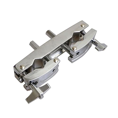 Trommelklemme Verbindungsklemme Halterhalterungsstange Percussion Drum Clip Accessoire Cowbell Rack Mehrfach Cowbell Ständer von SELVFZ