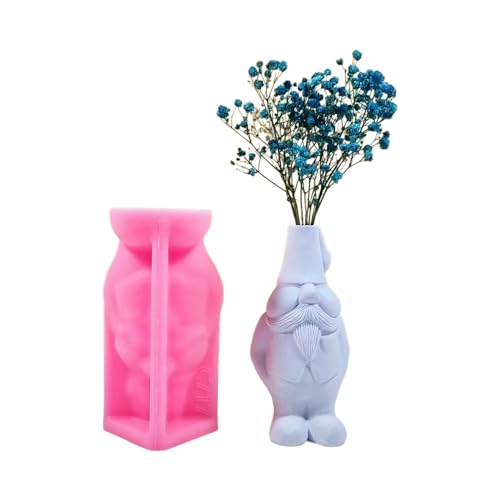 Vase Harzformen Doll Silikonform Sukkulente Pflanzentöpfe Form Epoxidharz Gussschimmel Hausdekorationen von SELVFZ
