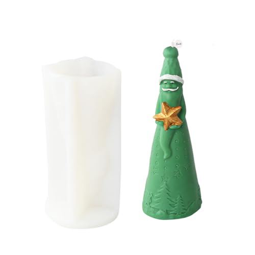 Weihnachts Silikonform Kerzenkerze Making Formen Seife Form Weihnachten Ältere Kunsthandwerksform von SELVFZ