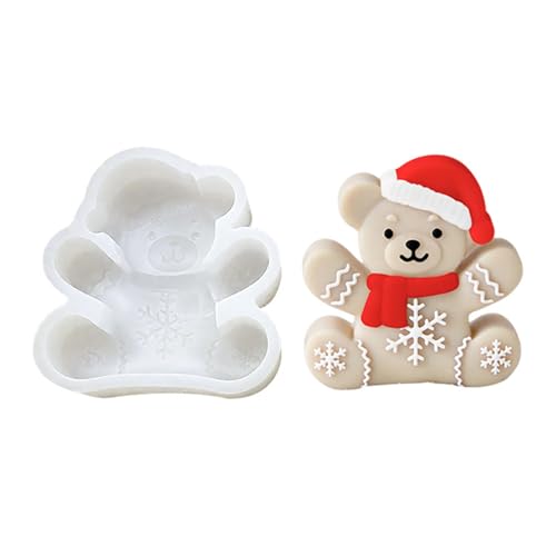 Weihnachtsbärenkuchen Silikonform Tierform von SELVFZ