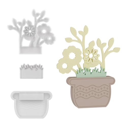 Wiederverwendbare Blumenvase Form Dekoration Formen Easy Freisetzende Design Für Ornamentenherstellung Und Festival Silikon Epoxidharzformen Für Blumenvase von SELVFZ