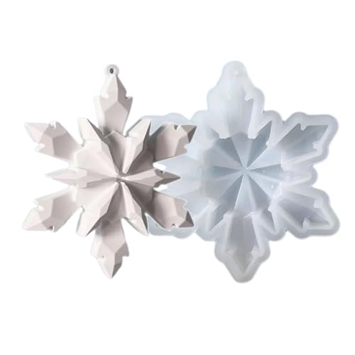Wiederverwendbare Silikon Schneeflockenformen Für Festivalpartydekorationen Und Backversorgung Saisonale Ornamentform Silikon Schneeflocke Backform von SELVFZ