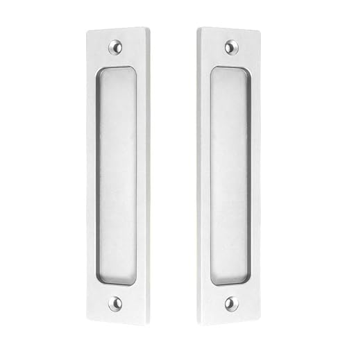 Zeitgenössische Türgriffe Zinklegierungen Flacher Tafel Haltbarkeit Hardware Für Schrank Upgraded Square Grips Für Innenräume von SELVFZ