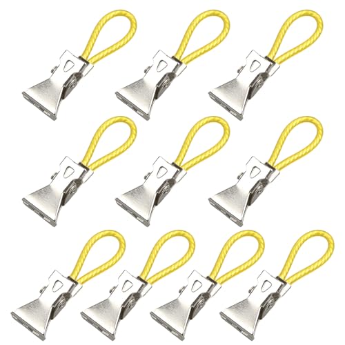 10 Stück Praktische Robuste Metalltuchklamme Set Von 10 Praktisch Für Kitchens Badezimmer Und Camping Haushaltsbetreuer Home Handtuchclip Verwenden von SELiLe