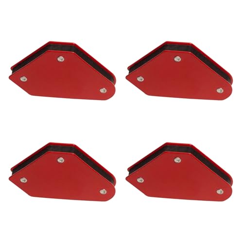 4PCS Schweißmagnethalter Set Mehrwinkel Magnetschweißklemmen Für Sichere Positionierung Bei 45/90/135 Grad Pfeilen Clamp von SELiLe