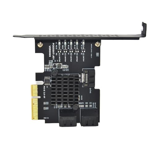 5 PORTPCIE Expansionskartenkompatibles Pciexpress X4x8x16 Interfaces Pciexpress Adapter 6Gbit / S Effizient von SELiLe