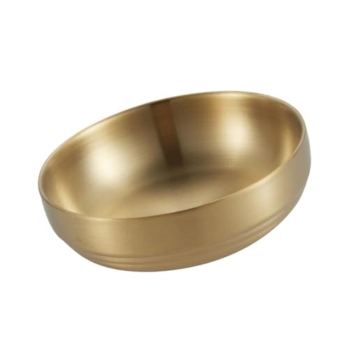 Edelstahl Gewürzschale Glatt Einfache Wartungsmittel Sauce Tisch Tauchschale Für Familienversammlungen Outdoor Aktivität Outdoor Picknicks Edelstahlschale von SELiLe
