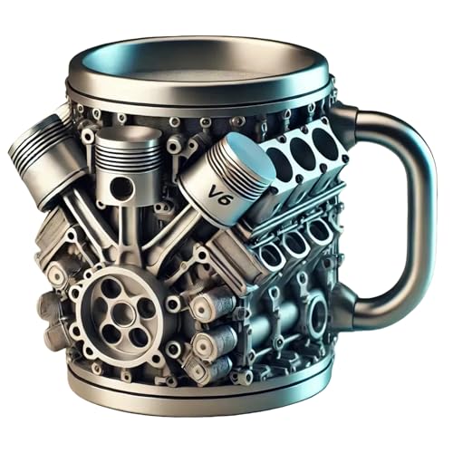 INDUSTRIAL STYLES Isolierter Becher Edelstahl Innenschicht Bierbecherharzwasserbehälter Mit Kfz Motor Trinkbecher INDUSTRIAL STYLES Isolierter Becher Edelstahl Innenschicht Bierbecherharzwasserbehälter Mit Kfz Motor Trinkbecher von SELiLe