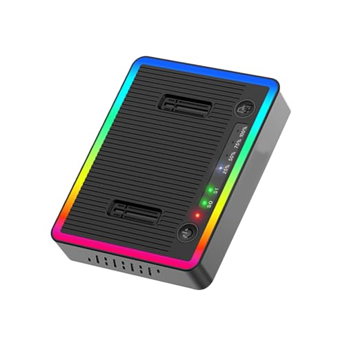 SELiLe Farblicht Doppelbucht NVME Festplattengehäuse Mit USB3.2 2 Gbit/S Schnellem Leser Für Nahtlos Offline Klonen von SELiLe
