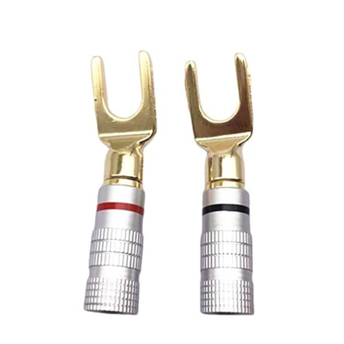 SELiLe Gold Plattiert 4 Mm Bananengabel Formlautsprecher Drahtanschluss Lötmittel Hochleitungslautsprecher Kabeladapter SELiLe Gold Plattiert 4 Mm Bananengabel Formlautsprecher Drahtanschluss Lötmittel Hochleitungslautsprecher Kabeladapter von SELiLe