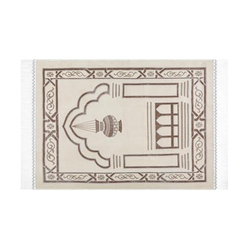 SELiLe Muslime Gebetsdecke 70x110 cm Tragbarer Teppich Weich Dicke Muslime Gebetsteppiche Große Ramadans Geschenke Muslime Gebet Matten von SELiLe