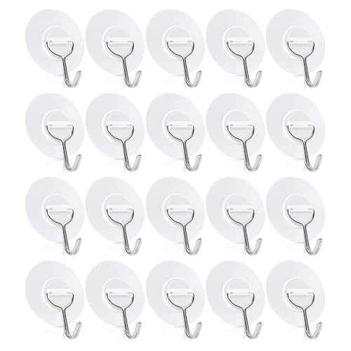 Set Von 20 Praktischen Selbstklebenden Wandbügel Starker Stützmantel Hutbügel Mehrzweck Selbstklebender Innovativer Stock Mount Haken von SELiLe