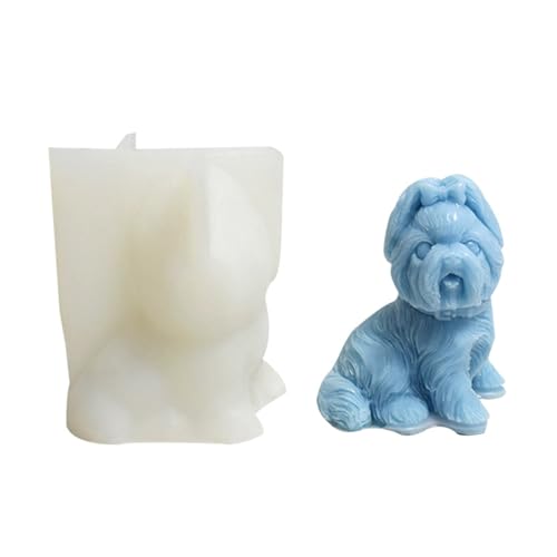 Silikonform Hunde Güsse Schimmel Handgefertigt Schokoladen Backformen Schöne Welpenharzformen Seifen Kerze Silikon Schöne Hunde Kerze Seifen Backen Für Mousses Kuchen von SELiLe