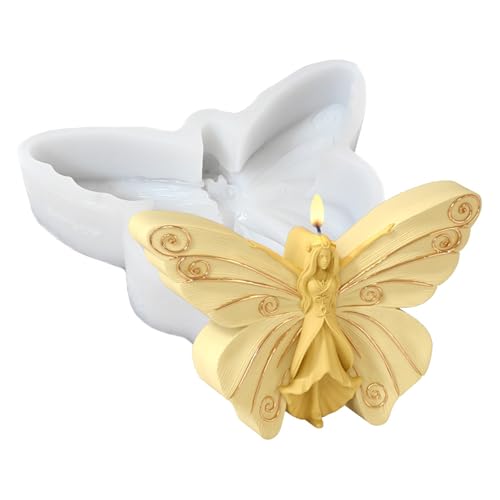 Silikonform Schmetterling Feen Feen Kerzenformen Ornament Formen Plastern Formen Handgefertigte Gussformen Epoxidharzformen von SELiLe