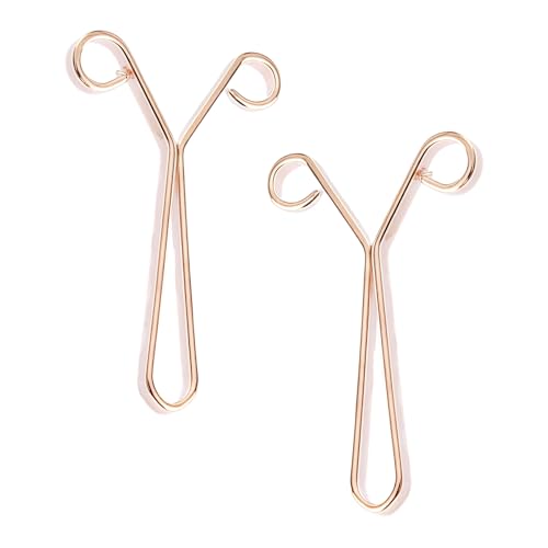 Vielseitige Manschettencuff Clips Rolled Edge Design Secure Grip Aluminiumlegierung Schmuck Werkzeuge Mehrfachstil Optionen Einstellbarer Manschettenclip von SELiLe