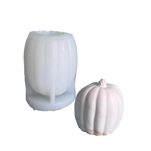 Wiederverwendbare Silikonform Für Erstellen Schöner Kürbiskerzen Aromatherapies Handgefertigte Desktop Dekoration Flexible Silikonformen von SELiLe