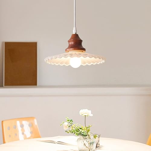 SEMANHUAOZ E14 Retro-Kronleuchter aus französischem Glas, Hängeleuchte für Esstisch, Bar, Schlafzimmer und Nachttisch SEMANHUAOZ E14 Retro-Kronleuchter aus französischem Glas, Hängeleuchte für Esstisch, Bar, Schlafzimmer und Nachttisch von SEMANHUAOZ