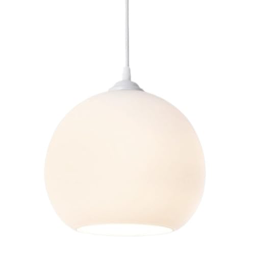 SEMANHUAOZ Kreative kugelförmige Glas-Pendelleuchte, hohe Lichtdurchlässigkeit, nordischer minimalistischer Stil, Deckenbeleuchtung Zubehör mit E27-Schraube, Teeshop c SEMANHUAOZ Kreative kugelförmige Glas-Pendelleuchte, hohe Lichtdurchlässigkeit, nordischer minimalistischer Stil, Deckenbeleuchtung Zubehör mit E27-Schraube, Teeshop c von SEMANHUAOZ