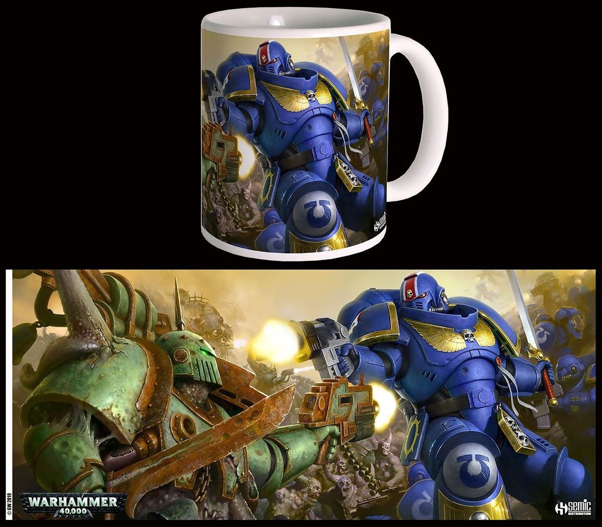 SEMIC Tasse Warhammer 40K Tasse Ultramarines VS Nurgle, Offiziell lizenzierte Tasse SEMIC Tasse Warhammer 40K Tasse Ultramarines VS Nurgle, Offiziell lizenzierte Tasse von SEMIC