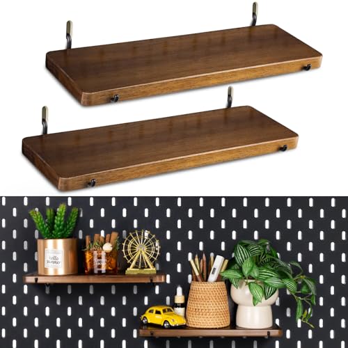 SEMPOMA 2er Akazienholz Stecktafel-Regal mit Haken, Klassisch, Pegboard-Regal, Wandmontiert, 29 x 8 x 1,5 cm SEMPOMA 2er Akazienholz Stecktafel-Regal mit Haken, Klassisch, Pegboard-Regal, Wandmontiert, 29 x 8 x 1,5 cm von SEMPOMA
