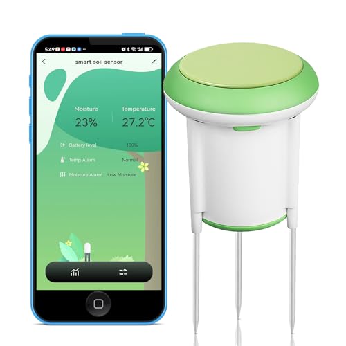 【Smart Bodenfeuchtigkeitsmessgerät】Zigbee Bodentester mit Feuchtigkeits-/Temperatursensor, Smart Life App-Steuerung, zuverlässige Daten, Tuya Zigbee Hub erforderlich, Bodenfeuchtigkeitssensor für 【Smart Bodenfeuchtigkeitsmessgerät】Zigbee Bodentester mit Feuchtigkeits-/Temperatursensor, Smart Life App-Steuerung, zuverlässige Daten, Tuya Zigbee Hub erforderlich, Bodenfeuchtigkeitssensor für von SENCKIT