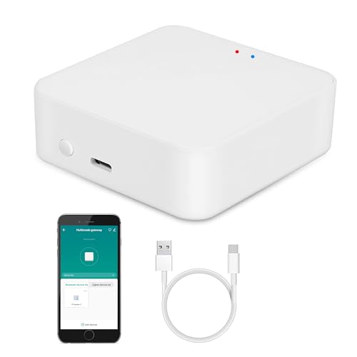 【Smart Multi-Mode Gateway】ZigBee 3.0 & Bluetooth & Mesh Hub, App Fernbedienung, Intelligente Bridge Wireless Smart Home Gateway Sprachsteuerung über Alexa/Google Home (nur Surport Tuya Smart Devices) 【Smart Multi-Mode Gateway】ZigBee 3.0 & Bluetooth & Mesh Hub, App Fernbedienung, Intelligente Bridge Wireless Smart Home Gateway Sprachsteuerung über Alexa/Google Home (nur Surport Tuya Smart Devices) von SENCKIT