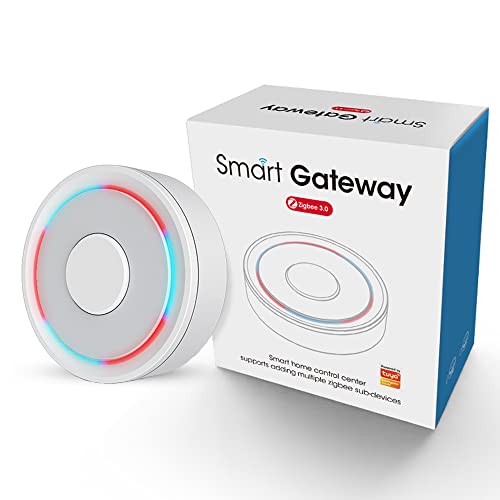 Tuya Zigbee Gateway Hub:WiFi Smart Home Bridge,Smart Home Remote Automation Control Center für alle Tuya ZigBee Produkte.Kompatibel mit Alexa Google Assistant und Smart Life App(Tuya Zigbee Gateway) von SENCKIT