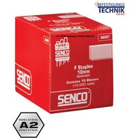 Senco F Heftklammern F06BGAP 9,5mm rostfrei für SFT10XP-F Bostitch Klammerzange P51-5B-E KL-32 12M-EN13186 von SENCO