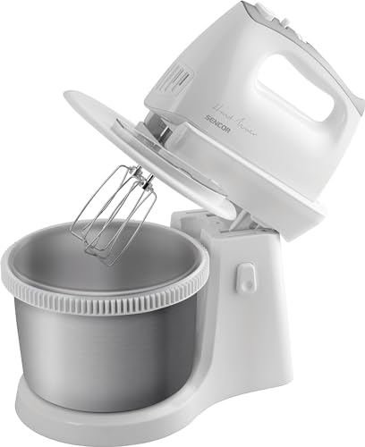 Handmixer mit Drehschale, 500 W, silberfarben SHM 6206SS Sencor von SENCOR