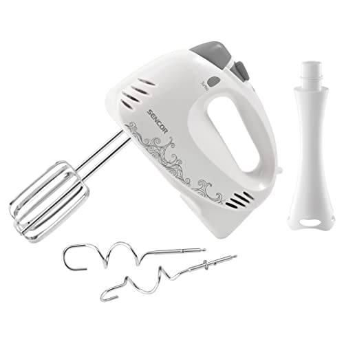 Turbo Pulse Level Handmixer für maximale Leistung, 400 W, Weiß von SENCOR