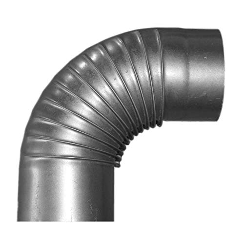 Ofenrohre | FAL-Rohre | Alle Durchmesser, Größen & Formen (Ø 120 mm, Bogen 90° starr) von SENDEO