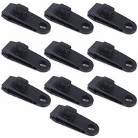 10x Anschluss Zelt Klammer Zeltclip Schnalle Zubehör Outdoor Planenhalter Werkzeug Hakenschnallen Notfall Aufhänger Gripper Alligator von SENDERPICK