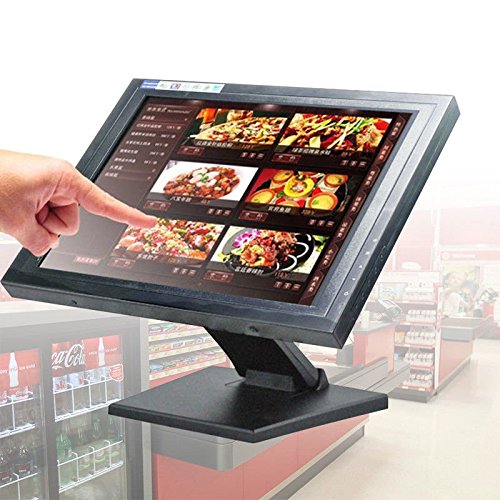 15"Touchscreen LCD Monitore, HanseMay 1024x768 Auflösung VGA Touchscreen Monitor für POS-Ständer Einzelhandel Restaurant Bar Pub von SENDERPICK