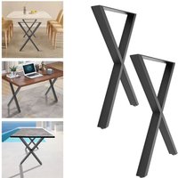 2 Tischbeine X-Beine Standmöbelbeine Maximale Gewichtskapazität 440.92 lbs Schwarz 2 Tischbeine X-Beine Standmöbelbeine Maximale Gewichtskapazität 440.92 lbs Schwarz von SENDERPICK