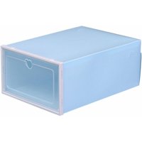 Senderpick - 20X Kunststoff Schuhkarton Schuhaufbewahrung Stapelbares Schuhbox Aufbewahrungsbox für Schuhen( Farbe: Blau) von SENDERPICK