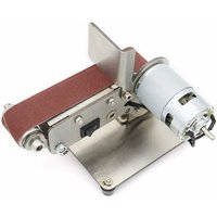 Senderpick - 24V Mini Elektrische Bandschleifer Mini Grinder Polierschleifmaschine Aluminiumlegierung (895Motor) von SENDERPICK