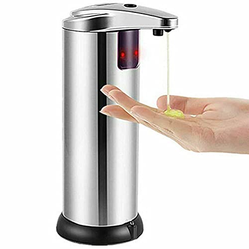 250ml Automatisch Seifenspender Automatisk Spender Sensor Seifenspender Infrarot-Bewegungssensor Berührungslos Desinfektionsmittel Handseifenspender für Badezimmer Küche Hotel von SENDERPICK