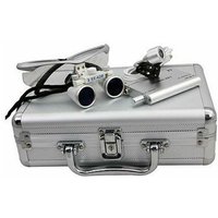 Senderpick - 3.5x420mm Dental Surgical Binocular Loupes Binokularlupen Kopflupe Lupenbrille led Headlampe mit Box von SENDERPICK